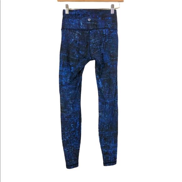 Lululemon Wunder Under Hi-Rise Tight 28" City Lights Size 4 - Picture 7 of 8